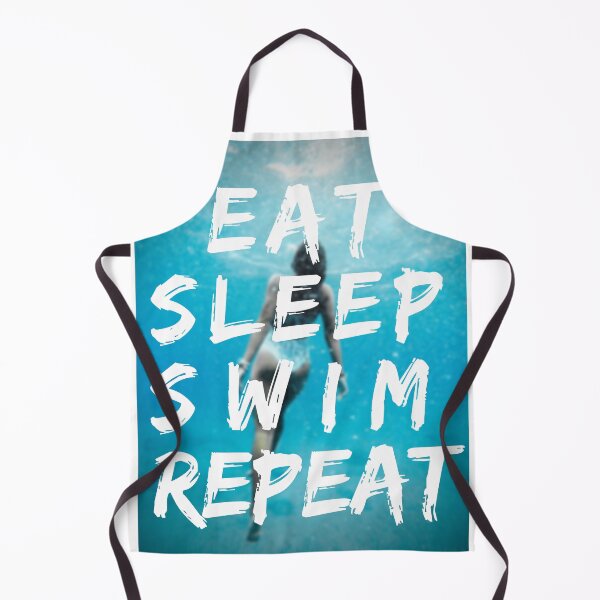 Item preview, Eat Sleep Swim Repeat Dedicated Swimmer Swim Team designed and sold by JadedVintage.