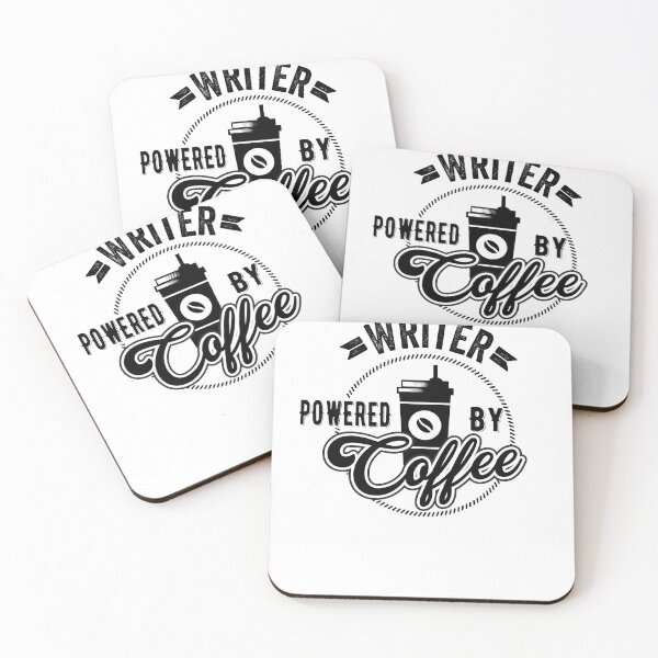 Item preview, Writer Powered By Coffee Gift Idea designed and sold by Mytoonsquad.