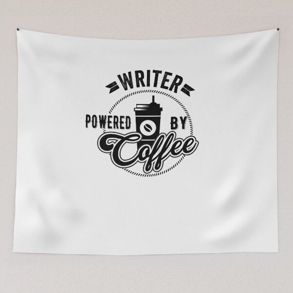 Item preview, Writer Powered By Coffee Gift Idea designed and sold by Mytoonsquad.