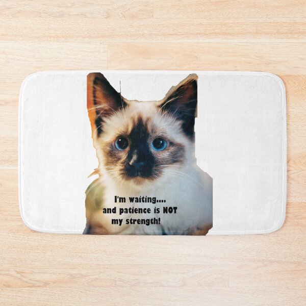 Item preview, Patience My Dear Kitty designed and sold by Tim Thompson.