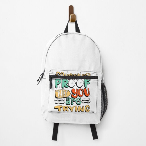 Item preview, Mistakes Are Proof That You Are Trying Quote designed and sold by Opal Print.