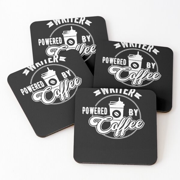 Item preview, Writer Powered By Coffee Gift Idea designed and sold by Mytoonsquad.