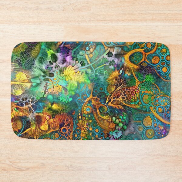 Item preview, Deepdream floral fractalize abstraction designed and sold by blackhalt.