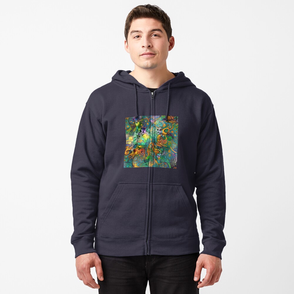 Item preview, Zipped Hoodie designed and sold by blackhalt.