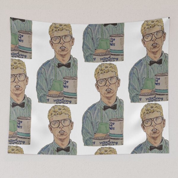 Item preview, Portrait of Kevin the nerd designed and sold by NapTimeDesigns.
