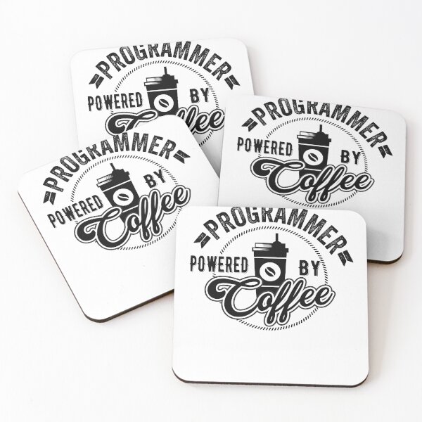 Item preview, Programmer Powered By Coffee Gift Idea designed and sold by Mytoonsquad.