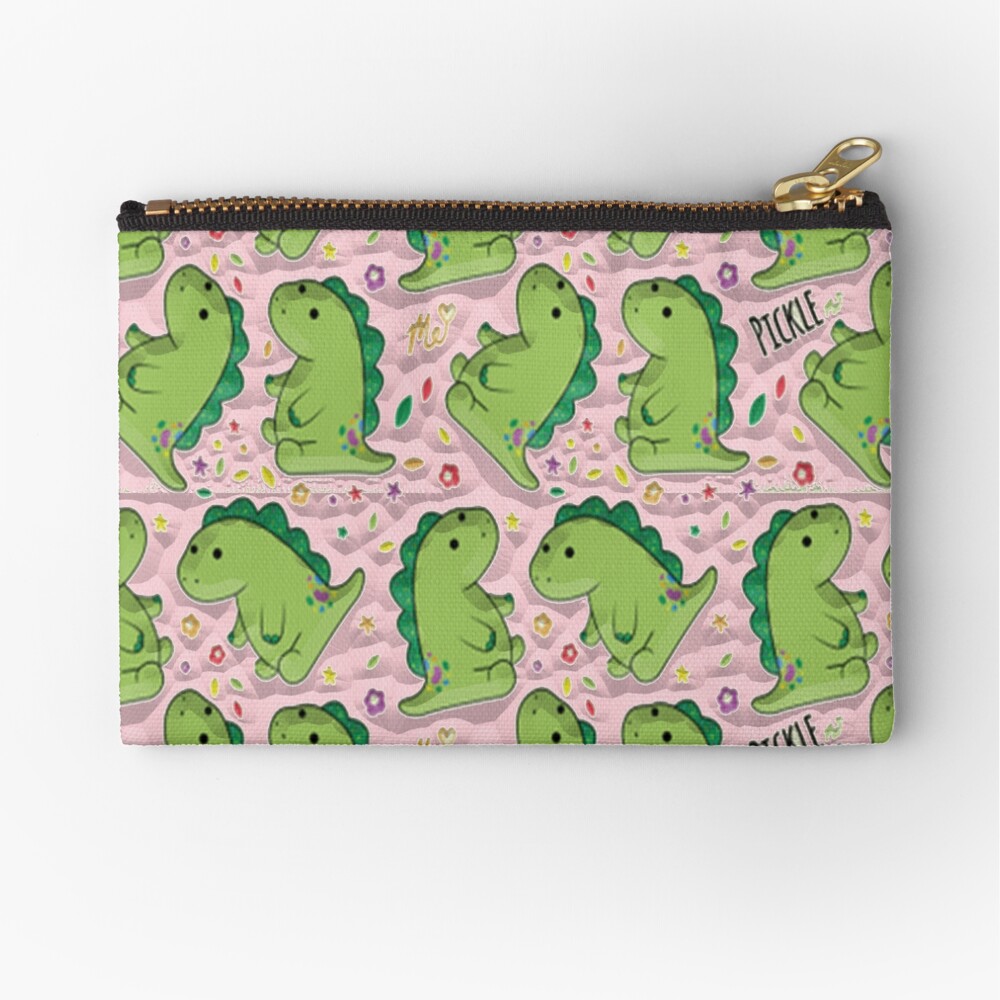 Moriah Elizabeth Pickle The Dinosaur Zipper Pouch