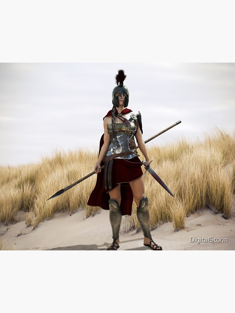 Sparta Warrior - I am a Spartan girl - Spartan Girl - Sticker
