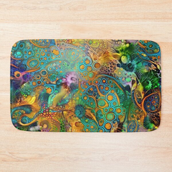 Item preview, Deepdream floral fractalize abstraction designed and sold by blackhalt.