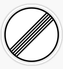 no speed limit Sticker