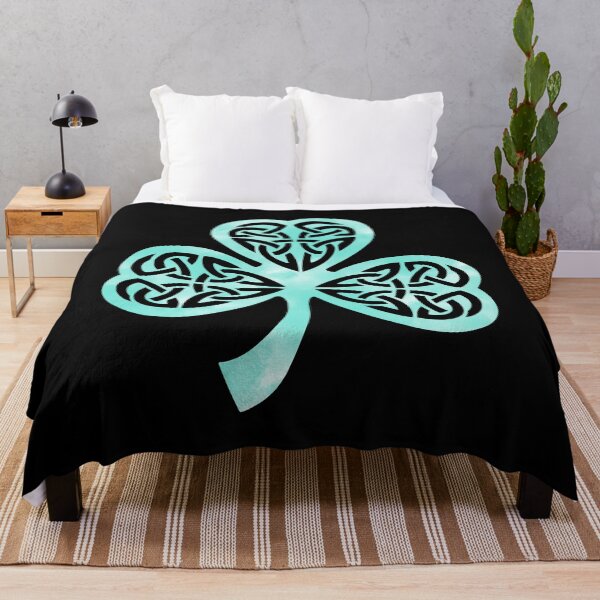 Item preview, Celtic Shamrock 2 with black background designed and sold by NYXFN.