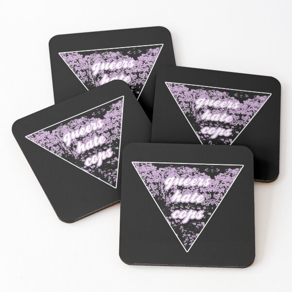 Item preview, queers hate cops triangle purple | be gay do crimes | acab designed and sold by craftordiy.art.