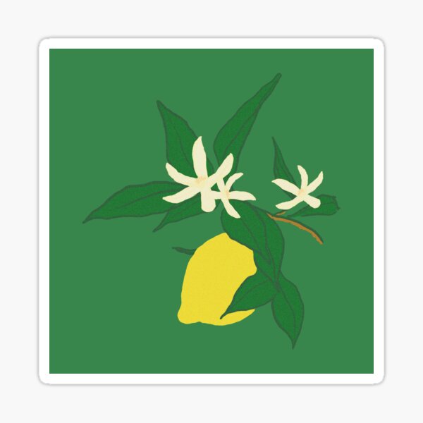 Item preview, Lemon and blossoms designed and sold by Jasper-Delphy.