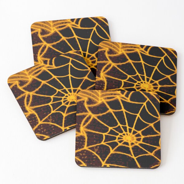 Item preview, Neon Web - Orange designed and sold by DuskWingArts.