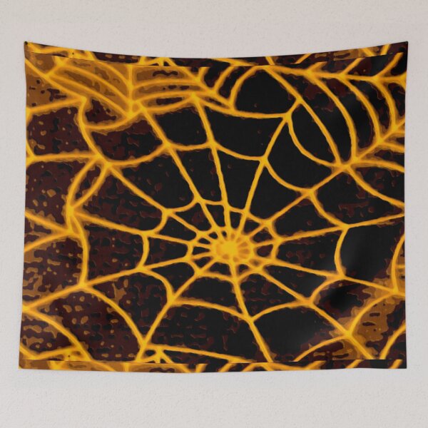 Item preview, Neon Web - Orange designed and sold by DuskWingArts.