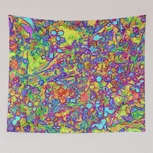 Item preview, Abstract Photo of Clover, in Blue. designed and sold by AMGImpressions.
