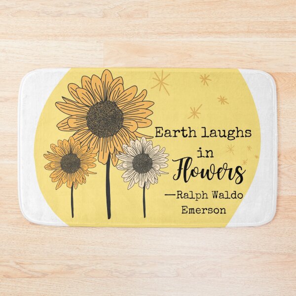Item preview, Earth Laughs in Flowers, Ralph Waldo Emerson  designed and sold by Dollfacedesign.