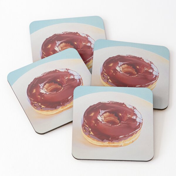 Item preview, Chocolate Dip Donut painting (#2) designed and sold by Emily Bickell.