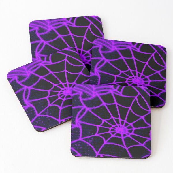 Item preview, Neon Web - Purple designed and sold by DuskWingArts.
