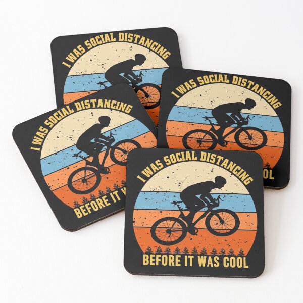 Item preview, I was social distancing before funny biking  designed and sold by osamamohamad.