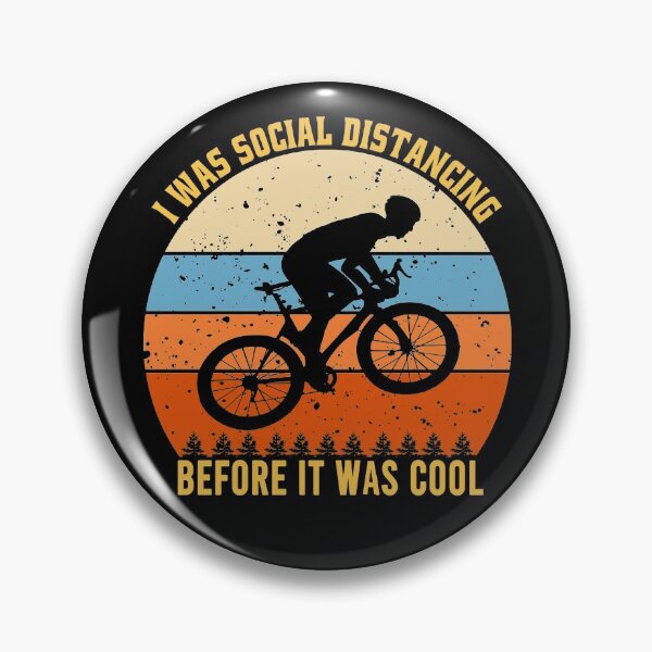 Item preview, I was social distancing before funny biking  designed and sold by osamamohamad.