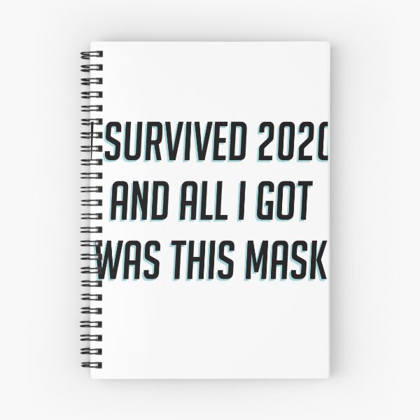 Artikelvorschau, Ich habe 2020 überlebt und alles was ich bekam war diese Maske entworfen und verkauft von Mkshoun.