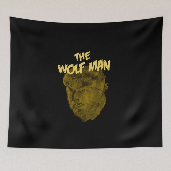 Item preview, The Wolfman (Yellow) designed and sold by The Cosmic Turtle.