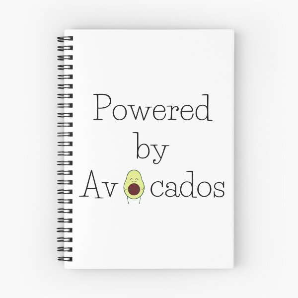 Item preview, Powered by Avocados, Vegan Humor, Funny Vegan, Veggie Humor, Veganuary designed and sold by naturecdesigns.