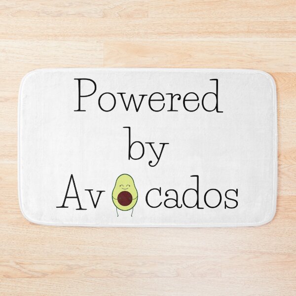 Item preview, Powered by Avocados, Vegan Humor, Funny Vegan, Veggie Humor, Veganuary designed and sold by naturecdesigns.