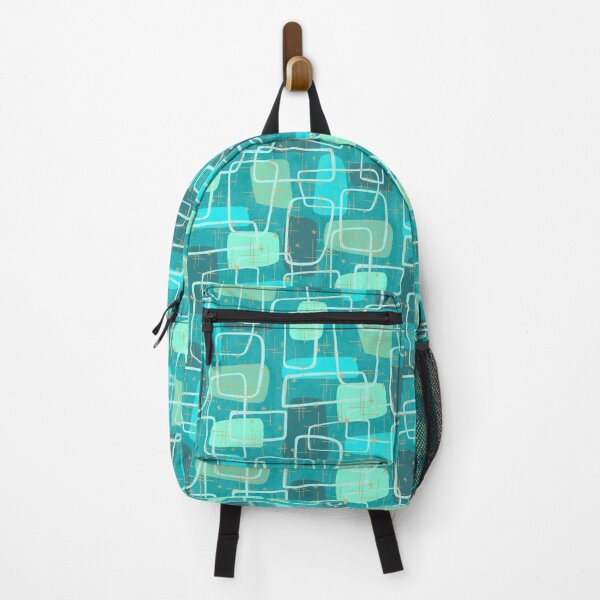 Item preview, Atomic MCM Grid in Deep Ocean designed and sold by Raqilu Designs.
