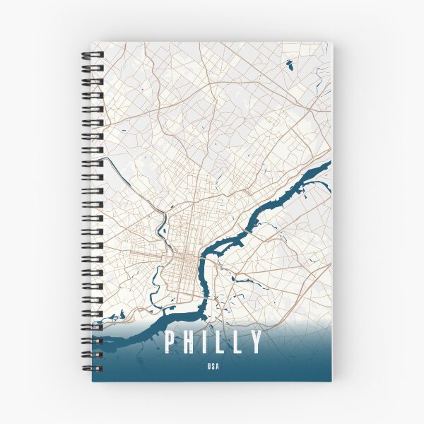 Item preview, Philadelphia City Map - Vintage Style Art Print designed and sold by TwoRabbits.