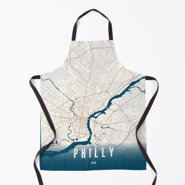 Item preview, Philadelphia City Map - Vintage Style Art Print designed and sold by TwoRabbits.