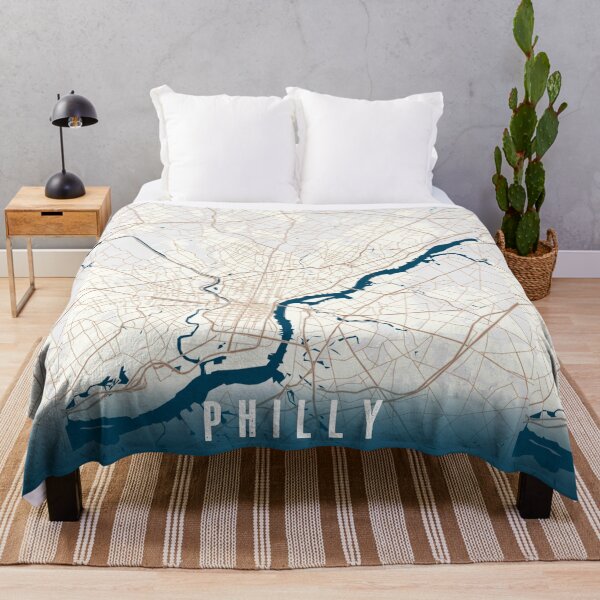 Item preview, Philadelphia City Map - Vintage Style Art Print designed and sold by TwoRabbits.