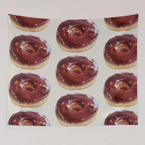 Item preview, Chocolate Dip Donut painting #2 (no background) designed and sold by Emily Bickell.