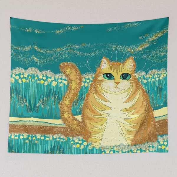Item preview, Cat And Pollen designed and sold by Jean Gregory Evans.