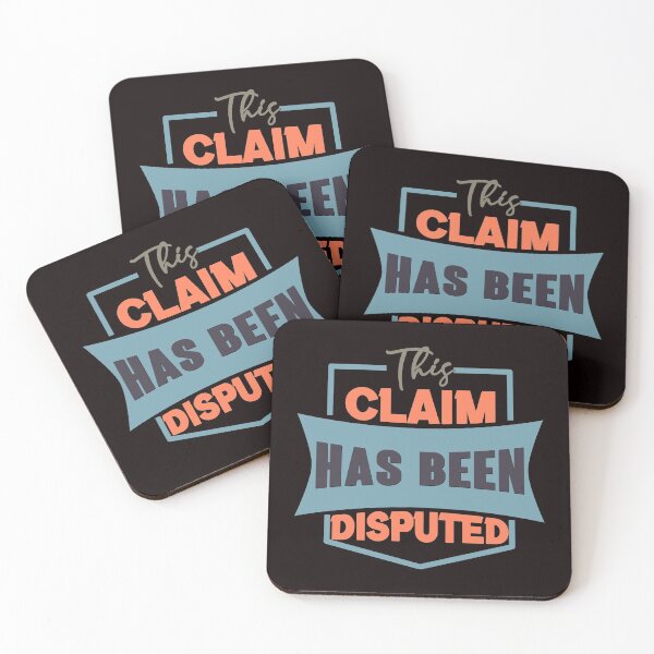 Item preview, This Claim Has Been Disputed - Cool Clean Text Effects Trend Gift Idea designed and sold by leo121687.