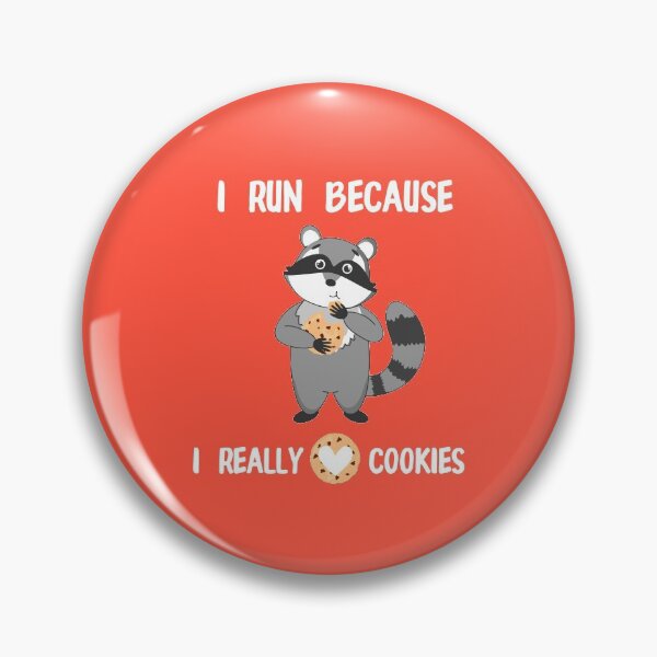 Item preview, I Run Because I Really Like Cookies designed and sold by Mande Arts.