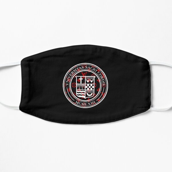 Designer Sacred Heart Crest Flat Mask