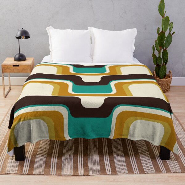 Item preview, Mid-Century Modern Meets 1970s Teal designed and sold by MonstersMashU.