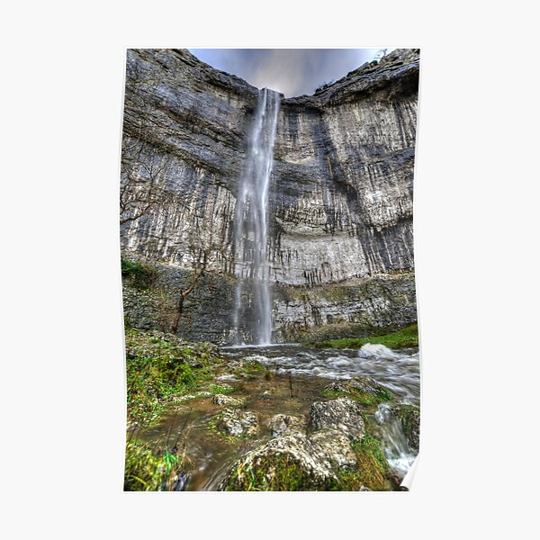 Malham Cove Waterfall 4 Poster