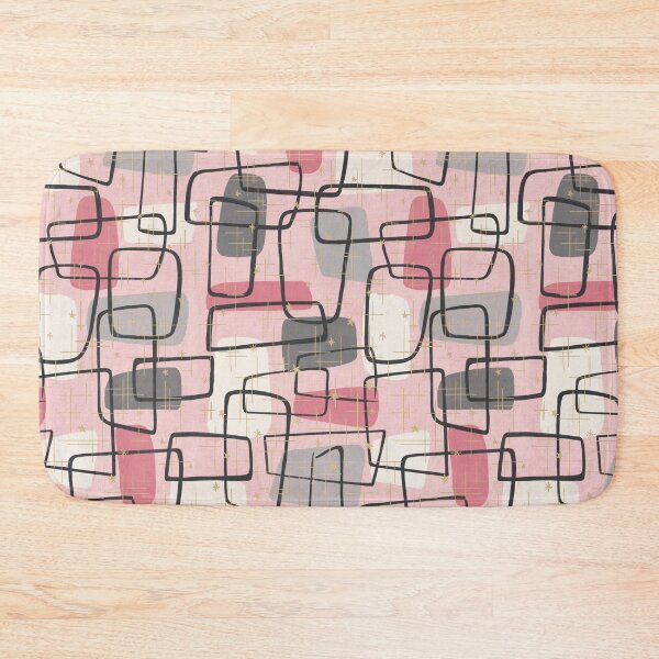 Item preview, Atomic MCM Grid in Pink Parlor designed and sold by Raqilu Designs.