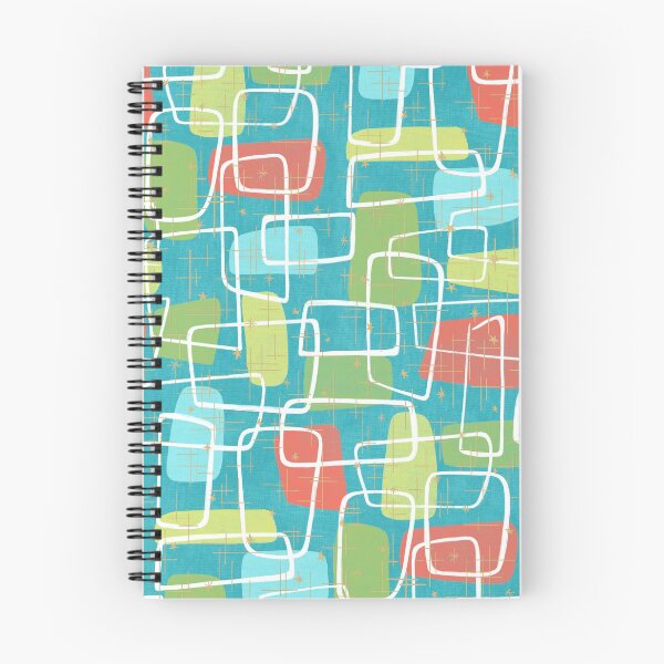 Item preview, Atomic MCM Grid in Surfside designed and sold by Raqilu Designs.