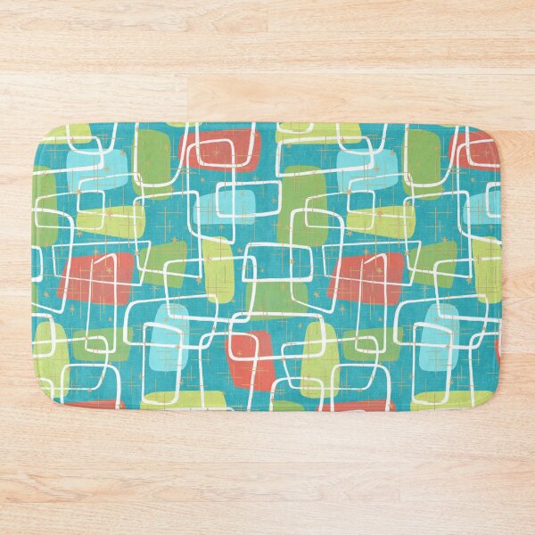 Item preview, Atomic MCM Grid in Surfside designed and sold by Raqilu Designs.