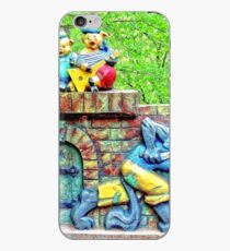 Three Little Cheerful Pigs iPhone Case