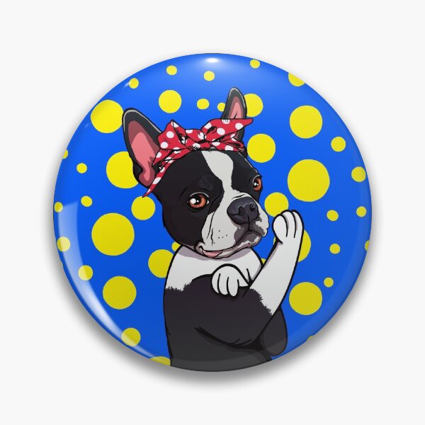 Item preview, Retro Boston Terrier Dog Mom Lover Cartoon Gift designed and sold by MrEddie10.