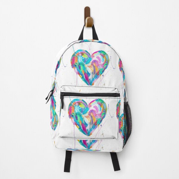 Item preview, Abstract Heart Print, Heart Artwork, Multicolor Heart Decor, Shabby Chic Heart designed and sold by jasonsauve.