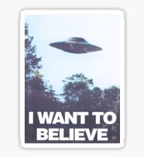 I WANT TO BELIEVE Sticker