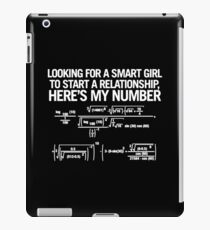 Phone number iPad Case/Skin