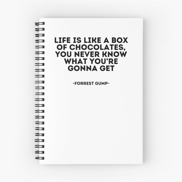 Item preview, Forrest Gump Quote - Life is like a box of chocolates, you never know what you’re gonna get designed and sold by madeyougiggle.
