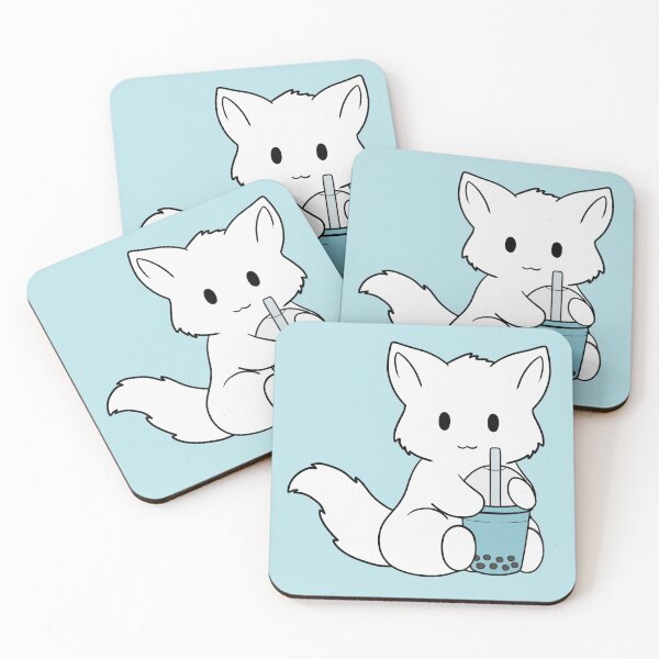 Item preview, Bubble Tea White Fox designed and sold by BiscuitSnack.